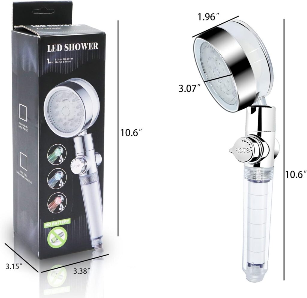 LED Glava za Tuš pod Visokim Pritiskom