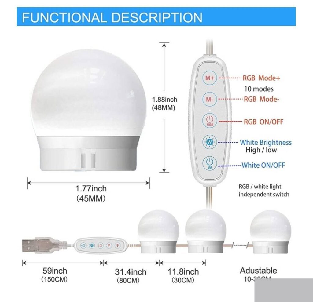 LED RGB sijalice. LED sijalice za ogledalo RGB i bele 10 komada-LED RGB sijalice. LED sijalice za ogledalo RGB i bele 10 komada - Image 5