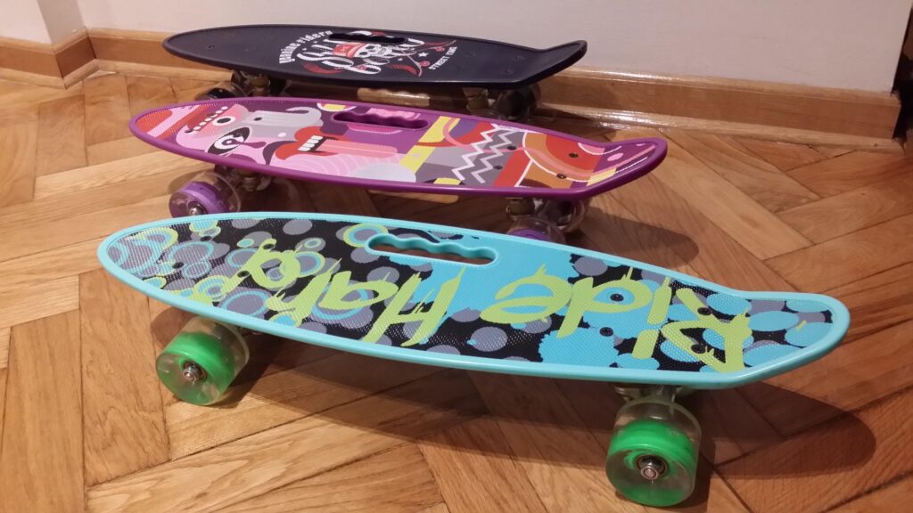 Skejt, skateboard, Penny board do 60 kg svetleci tockovi - Image 3