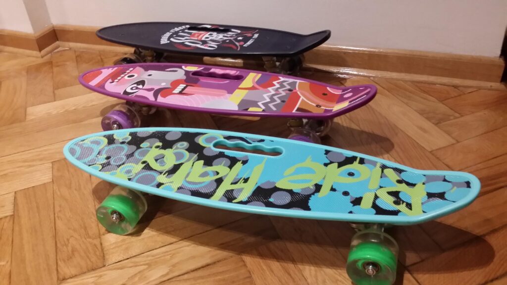 Skejt, skateboard, Penny board do 60 kg svetleci tockovi - Image 4