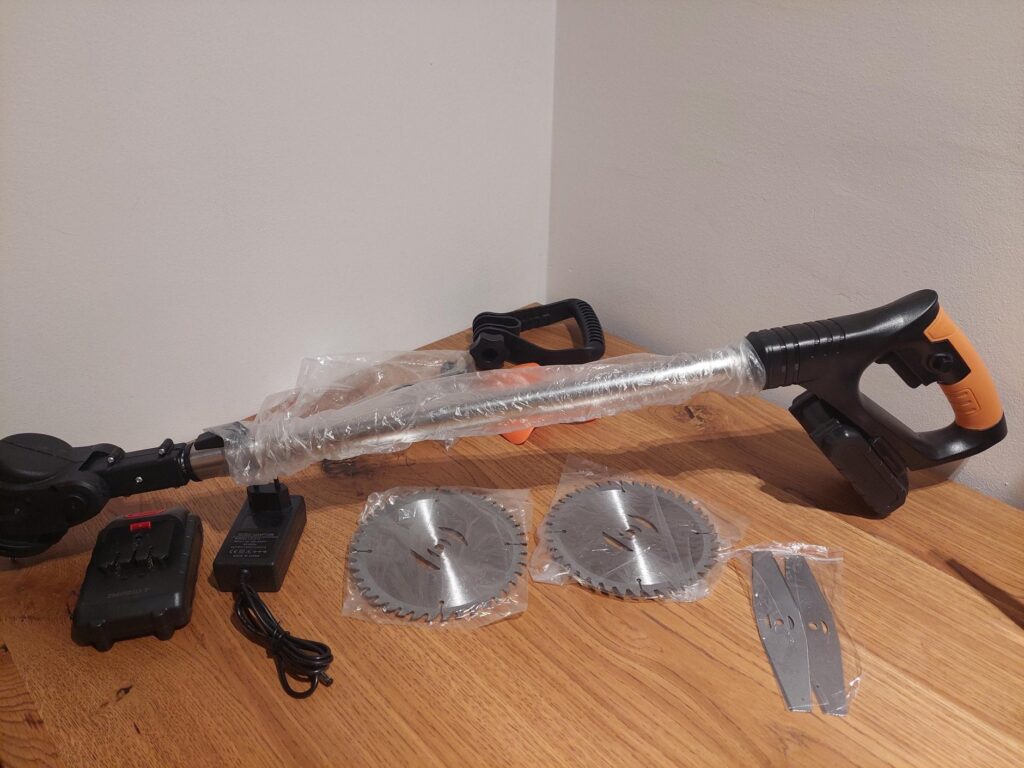 Aku trimer 24 v za kosenje trave i grancica - Image 3