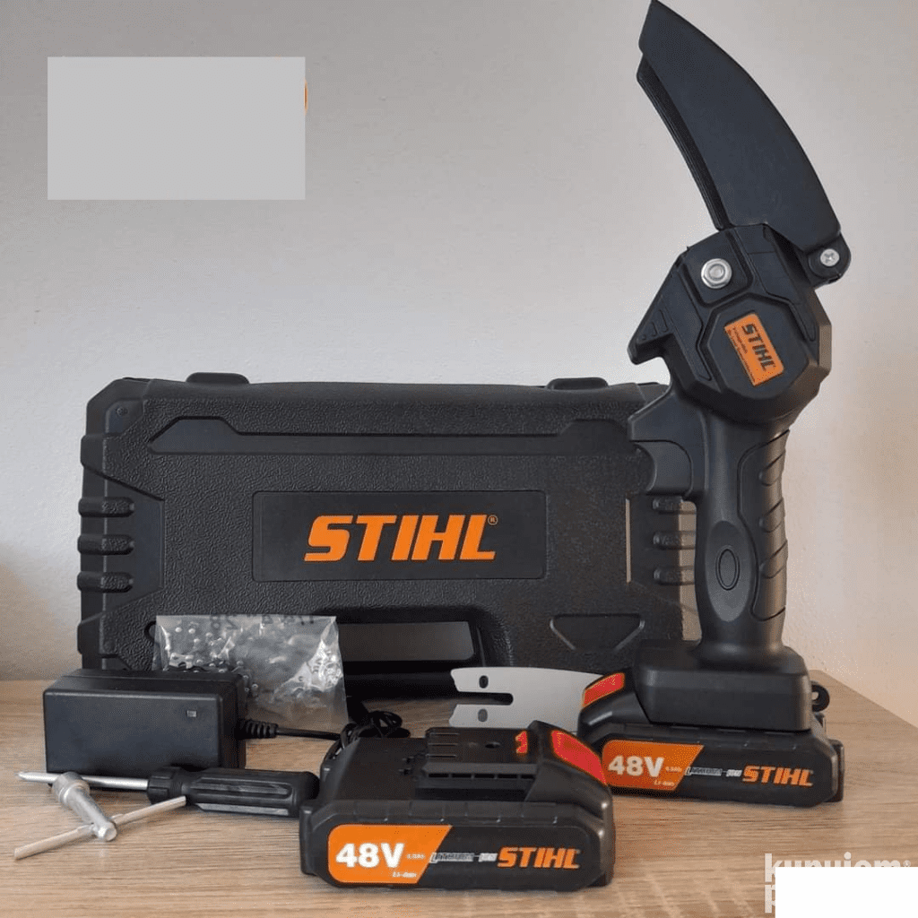 Aku ručna testera STIHL 48v + dve baterije Aku Testera – Aku ručna testera STIHL 48v + dve baterije Aku Testera