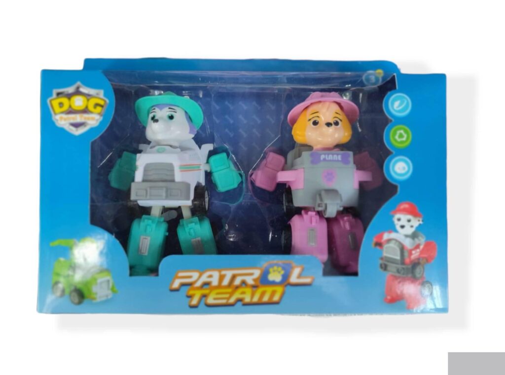 Patrolne Šape transformer robot 2u1 set – Paw patrol transformer robot igračka - Image 4