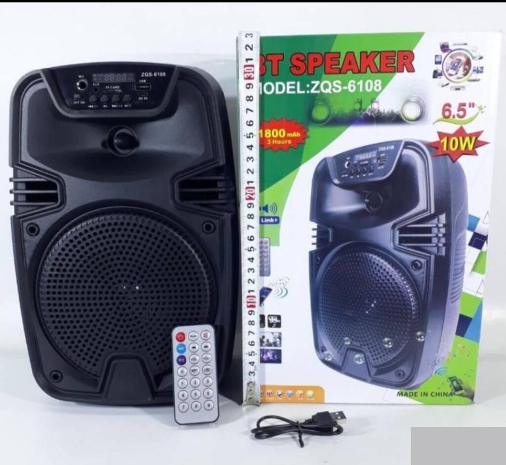 Bluetooth zvučnik  6.5″ model ZQS 6108 sa mikrofonom-Bluetooth zvučnik  6.5″ model ZQS 6108 sa mikrofonom