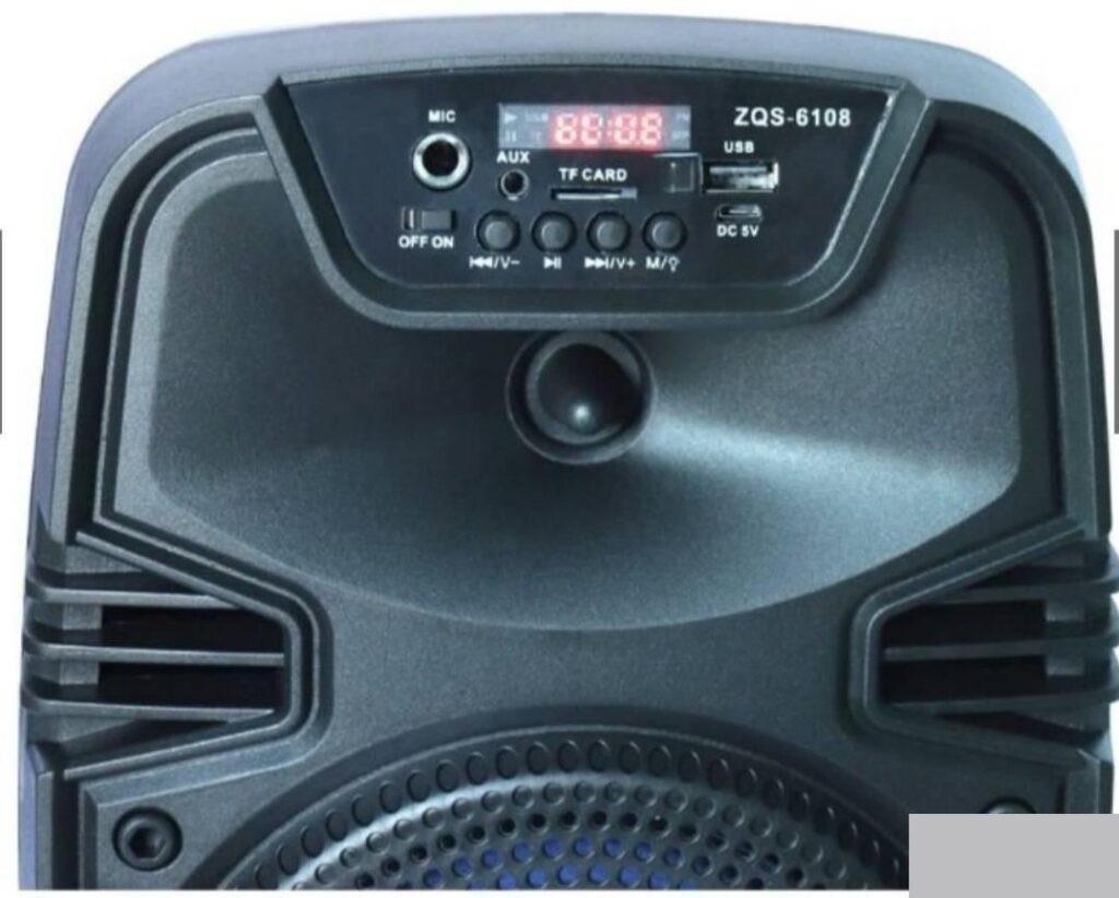 Bluetooth zvučnik  6.5″ model ZQS 6108 sa mikrofonom-Bluetooth zvučnik  6.5″ model ZQS 6108 sa mikrofonom - Image 2