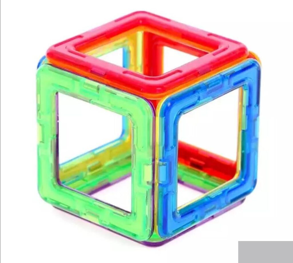 3D magnet za slaganje od 6 delova – Igračka magneti za slaganje – magneti za slaganje - Image 2