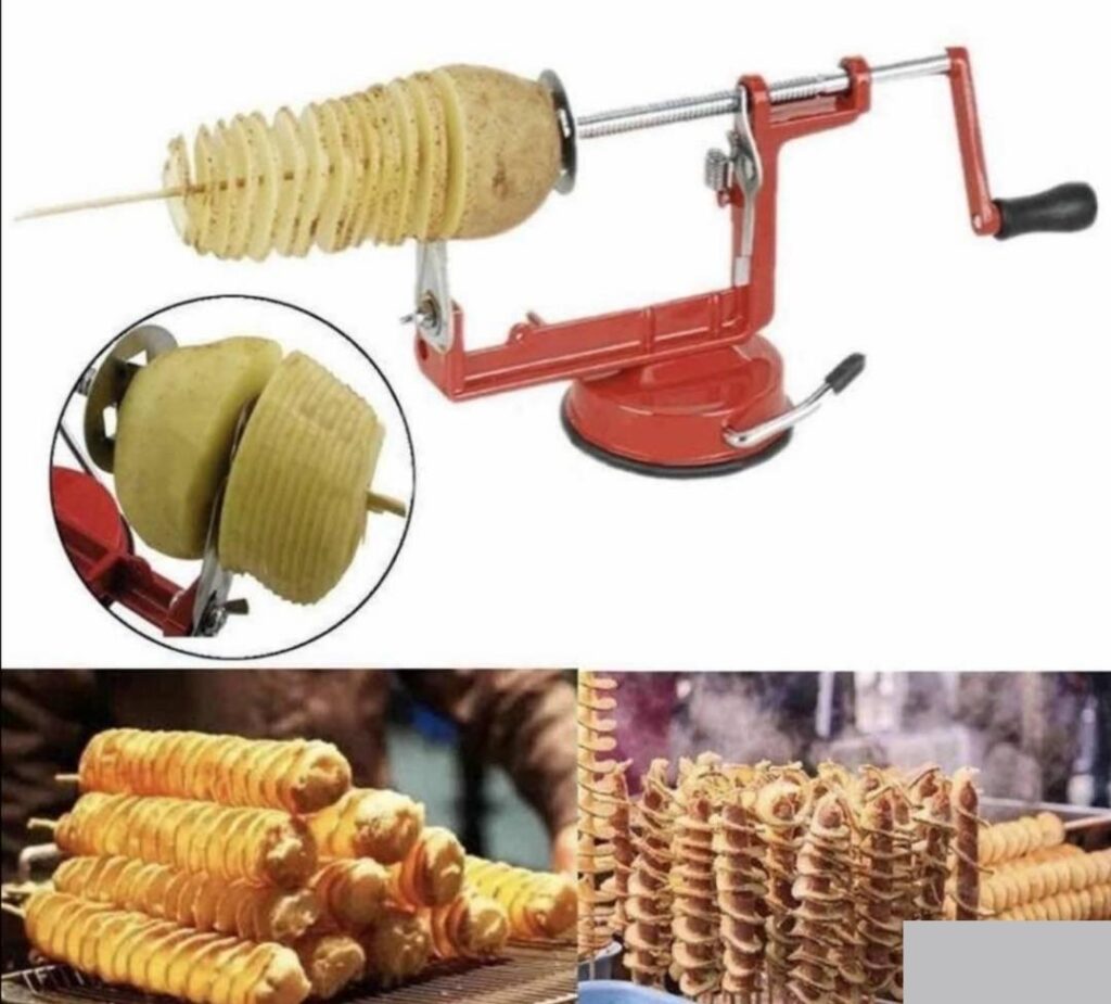 Secko za čips. Sekač krompira za čips. Spiralni sekač krompira za tornado čips. Spiralni secko