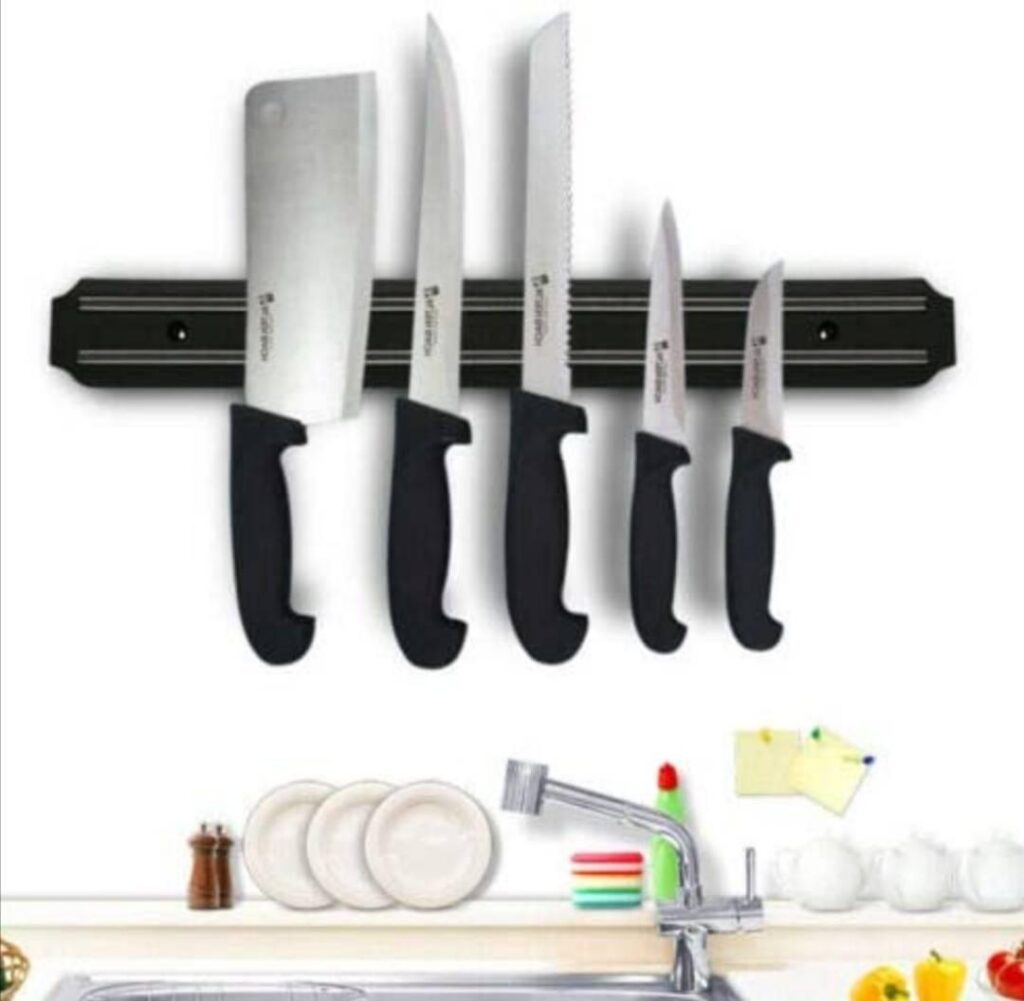 Zidni magnetni držač noževa 33cm – Zidni magnetni držač noževa 33cm - Image 5