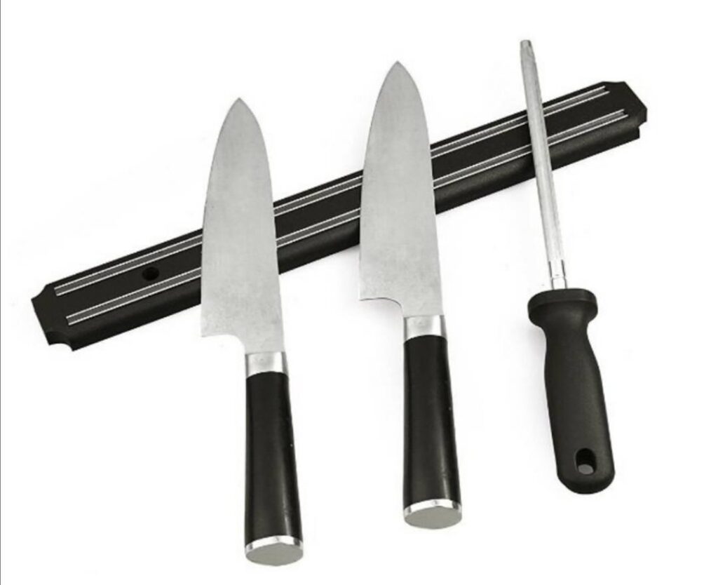 Zidni magnetni držač noževa 33cm – Zidni magnetni držač noževa 33cm - Image 2