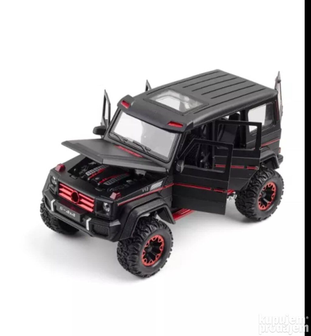 Mercedes G500 G-Klase Crna 1/24 - Image 2