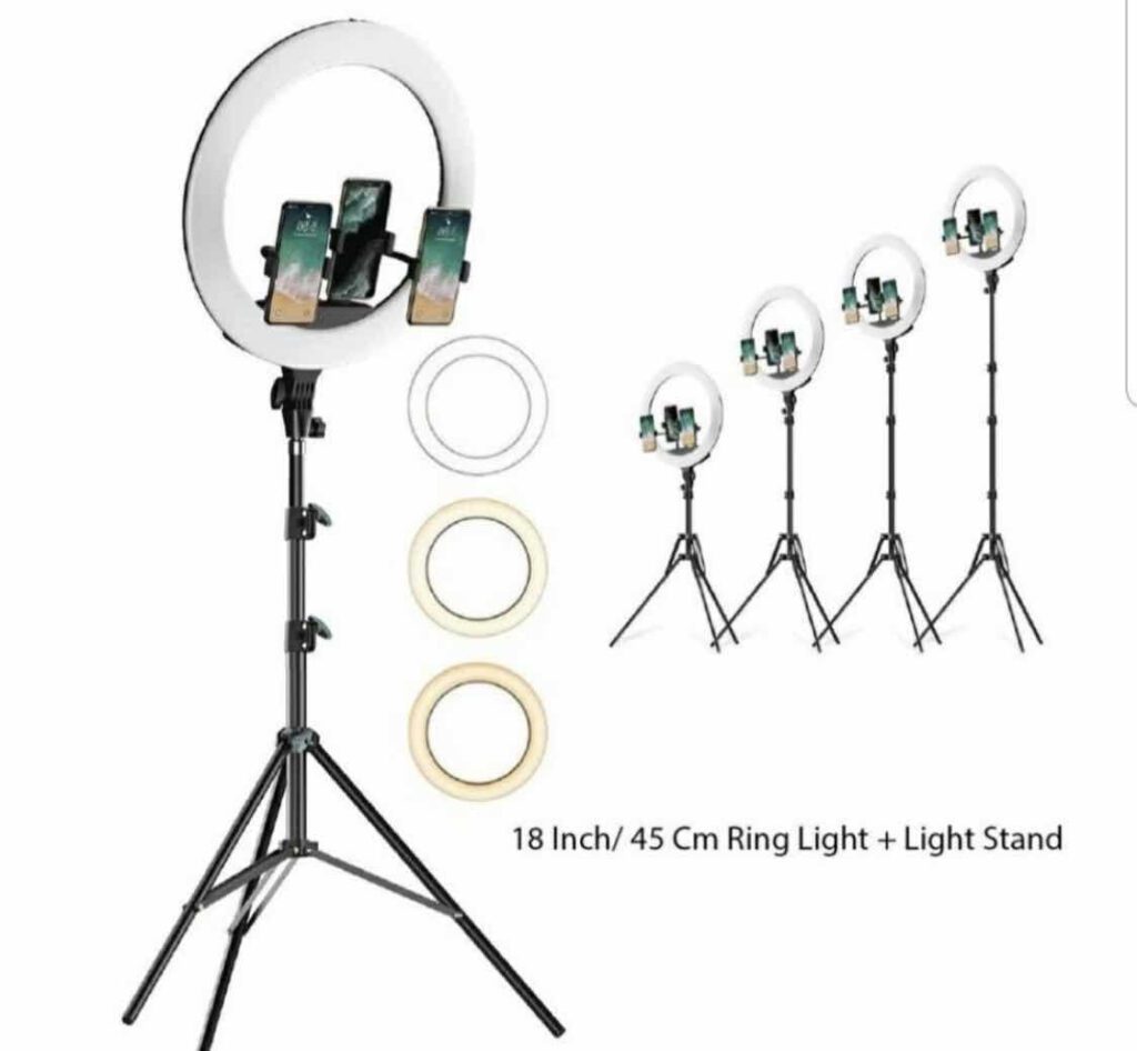 Ring light 45 cm - ring lajt - svetlo i stalak 18" - Ring light 45 cm - ring lajt - svetlo i stalak 18" - Image 2