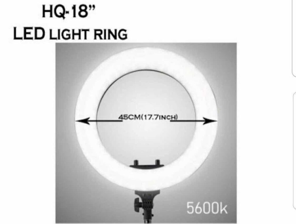 Ring light 45 cm - ring lajt - svetlo i stalak 18" - Ring light 45 cm - ring lajt - svetlo i stalak 18" - Image 3