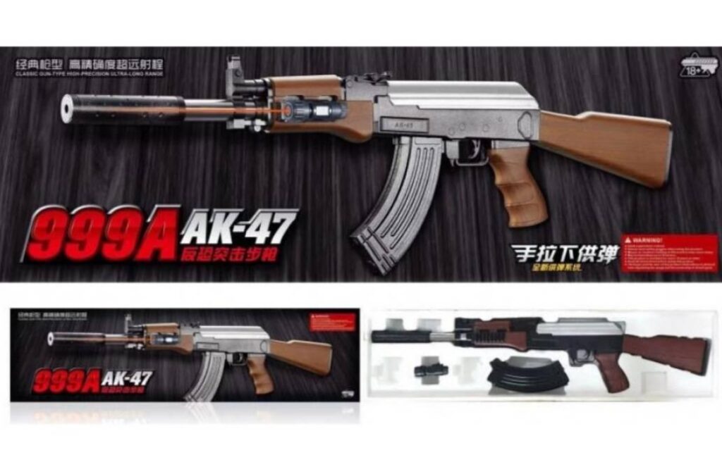 Puška AK-47 999A na plastične kuglice – Puška AK-47 999A na plastične kuglice - Image 3