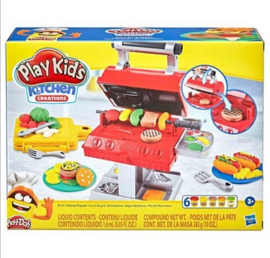 Play kids roštilj set sa plastelinom – Play kids roštilj set sa plastelinom