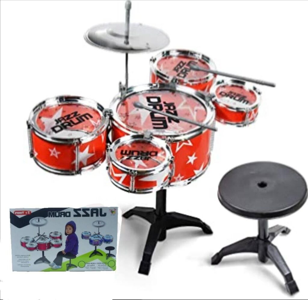 Bubnjevi za decu 5u1 sa stolicom Jazz drum – Bubnjevi za decu 5u1 sa stolicom Jazz drum - Image 3