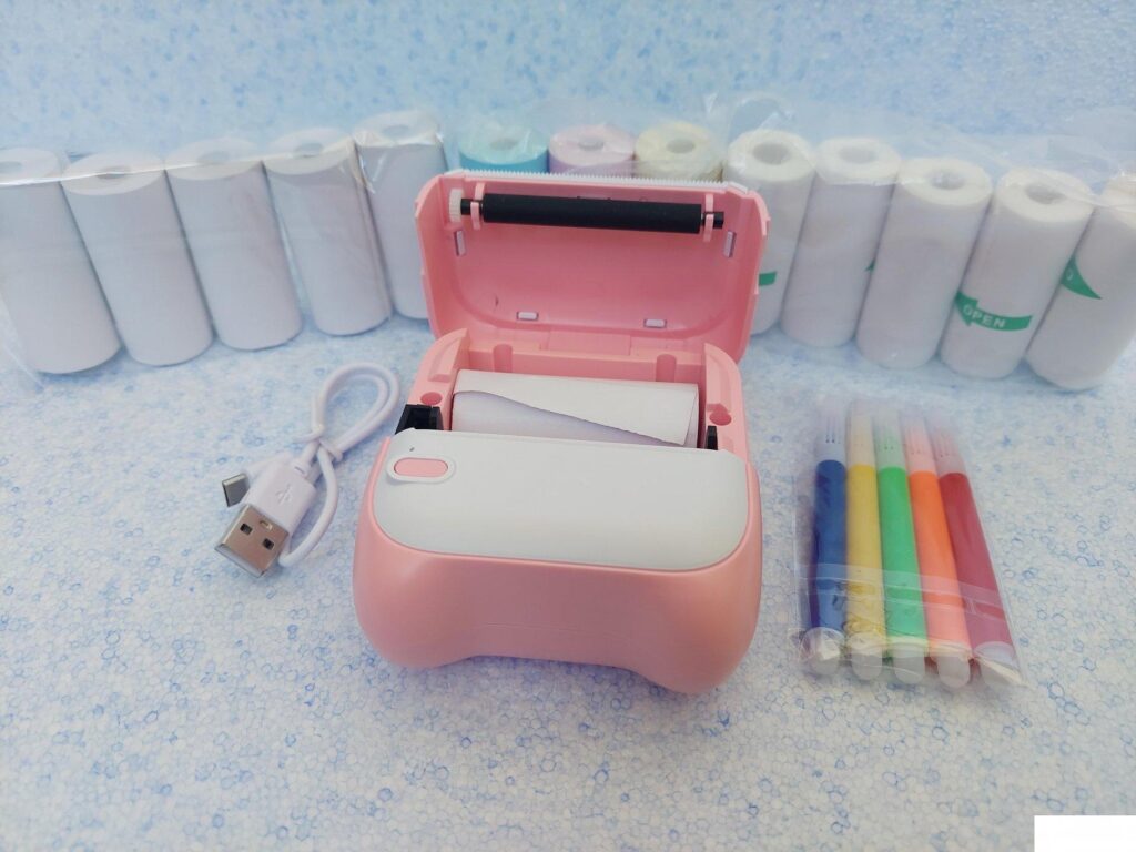 Prenosivi mini stampac za telefon + 13 rolni termo trake – Prenosivi mini stampac za telefon + 13 rolni termo trake - Image 3