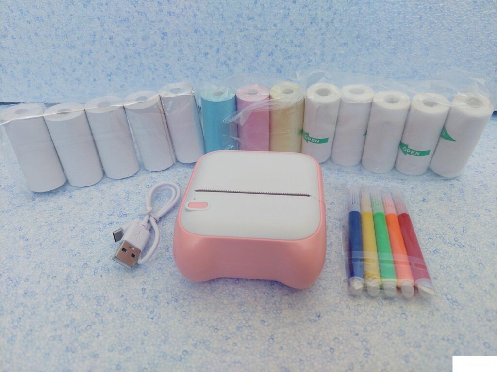 Prenosivi mini stampac za telefon + 13 rolni termo trake – Prenosivi mini stampac za telefon + 13 rolni termo trake - Image 4