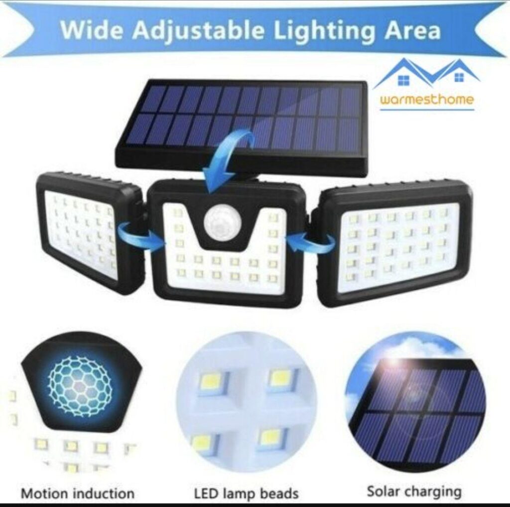 Solarna led lampa sa 74 led dioda – Solarna led lampa sa 74 led dioda - Image 3