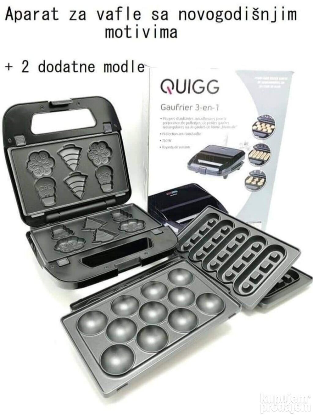 Aparat za bakin kolac Aparat za vafle 3u1 Galete – Aparat za bakin kolac Aparat za vafle 3u1 Galete - Image 2