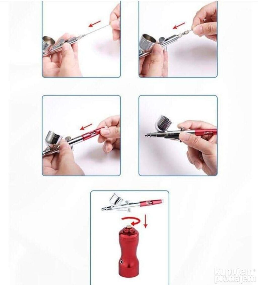 Mini kompresor Airbrush Kompresor za vazduh – Mini kompresor Airbrush Kompresor za vazduh - Image 4