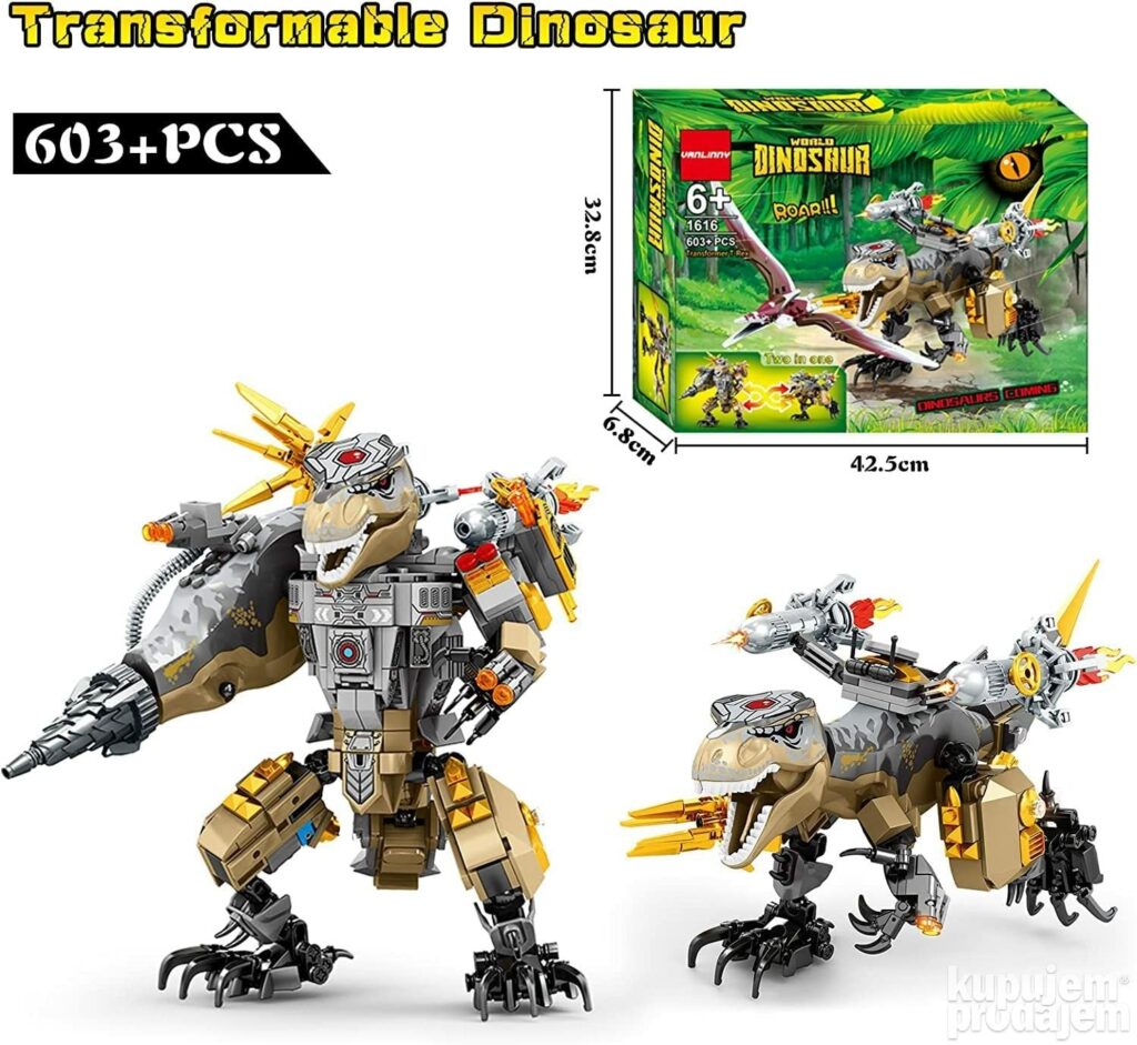 Kockice dinosaurus 603 delova - Image 5