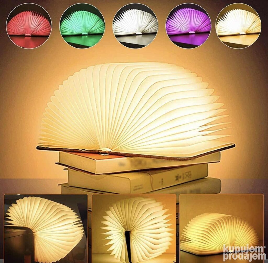 Knjiga Lampa Vodootporna noćna Lampa u obliku Knjige – Knjiga Lampa Vodootporna noćna Lampa u obliku Knjige - Image 5