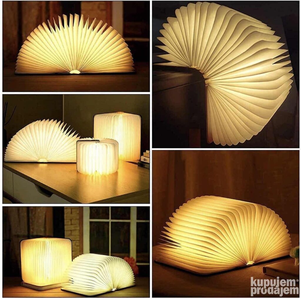 Knjiga Lampa Vodootporna noćna Lampa u obliku Knjige – Knjiga Lampa Vodootporna noćna Lampa u obliku Knjige - Image 3