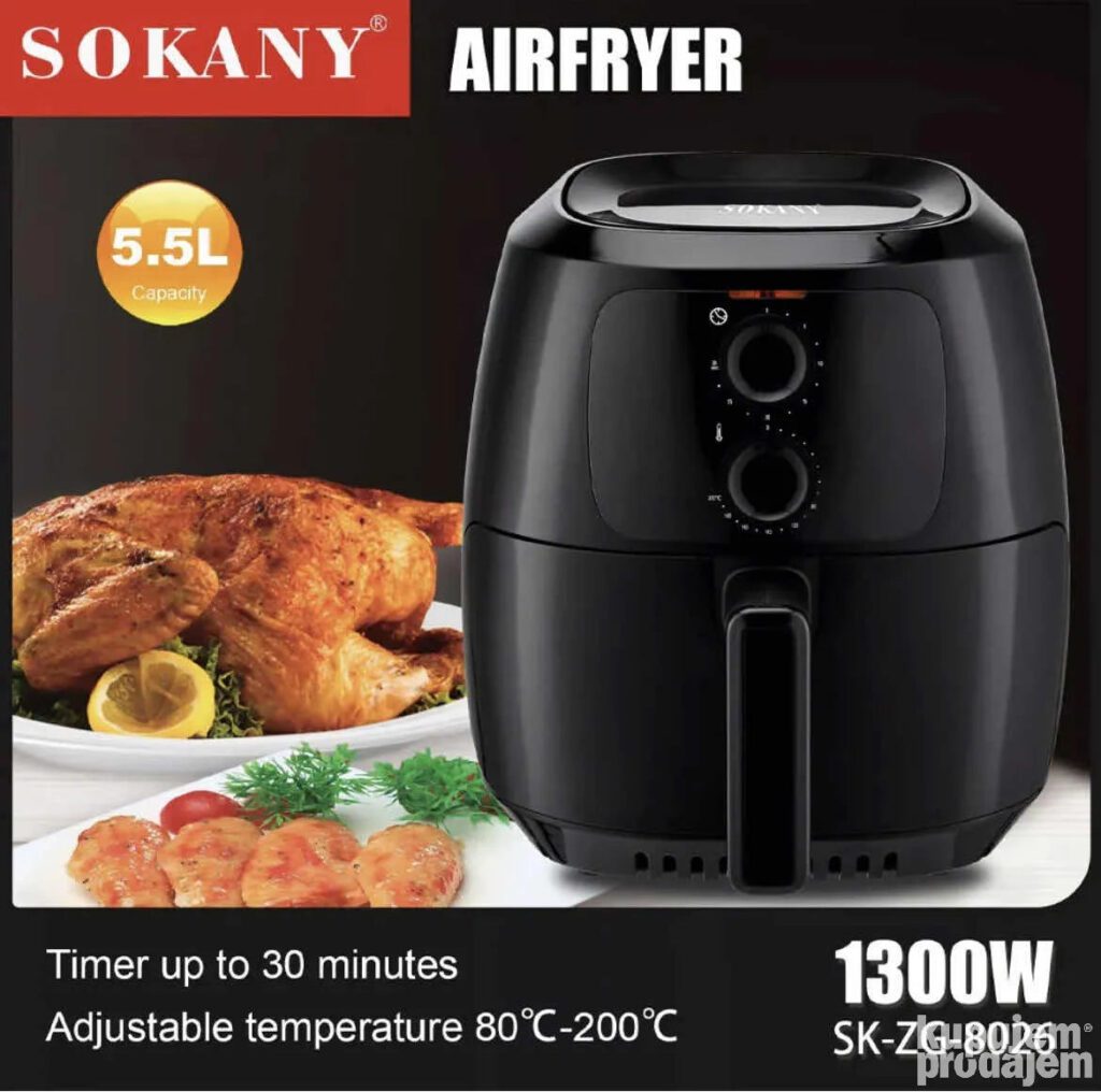 Friteza Sokany Air Fryer 5.5 litara - Image 2