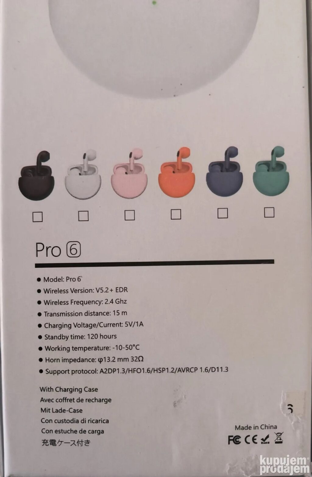 Bluetooth slušalice PRO 6 QW - Image 4