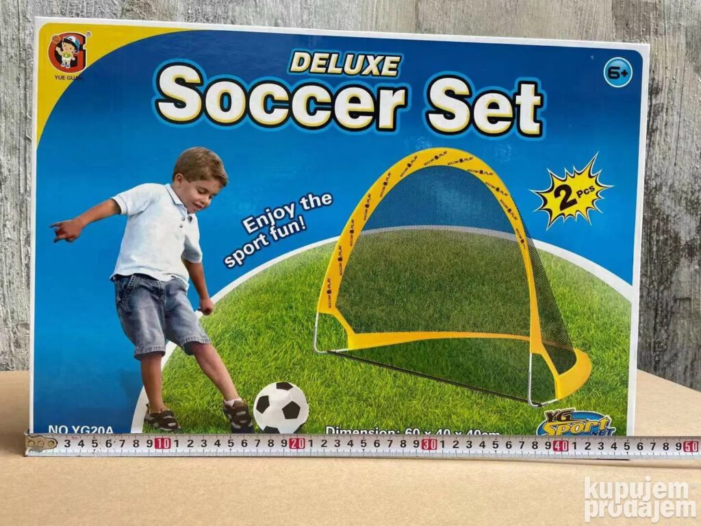 Set mreza za gol i lopta 60x40x40 - Image 4