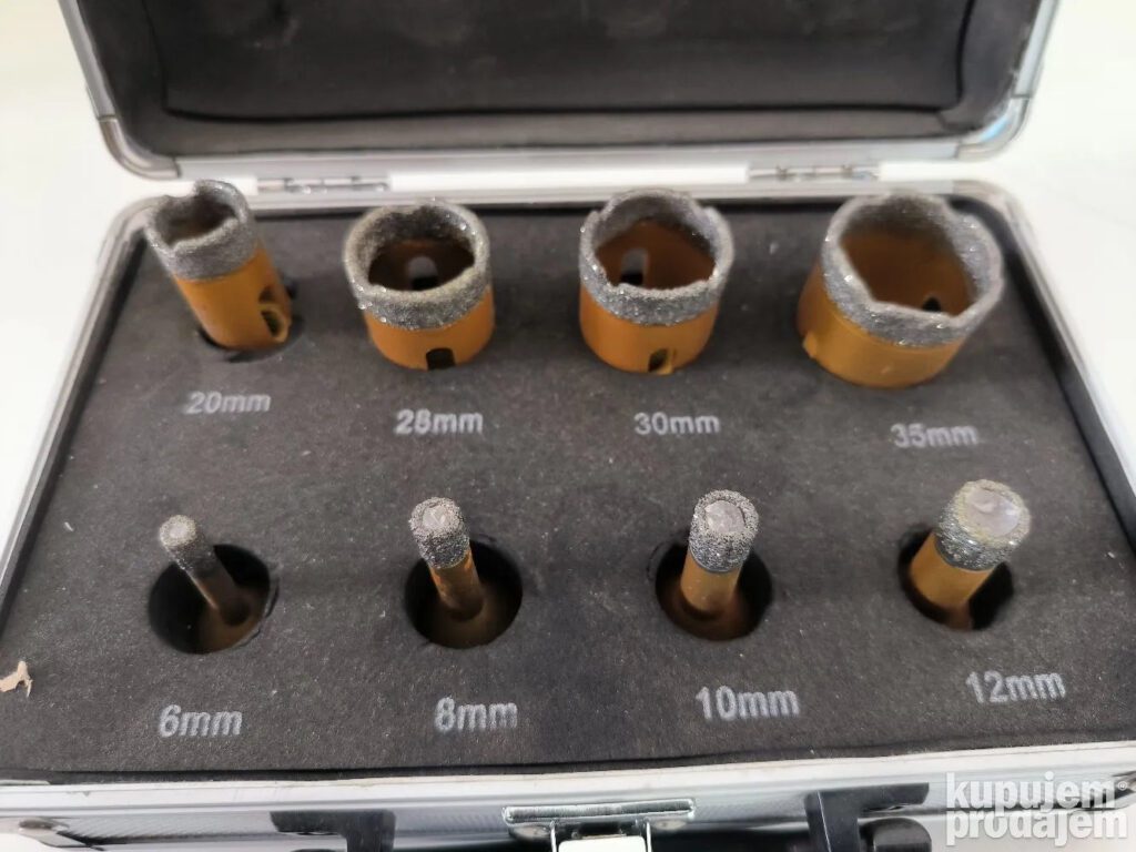 Dijamantske krune za keramiku set 8 kom QW - Image 2