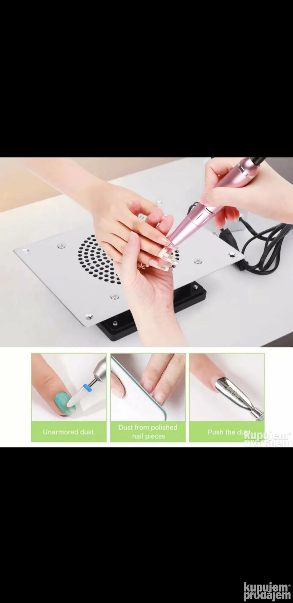 Ugradni aspirator za nokte 60W - Image 2