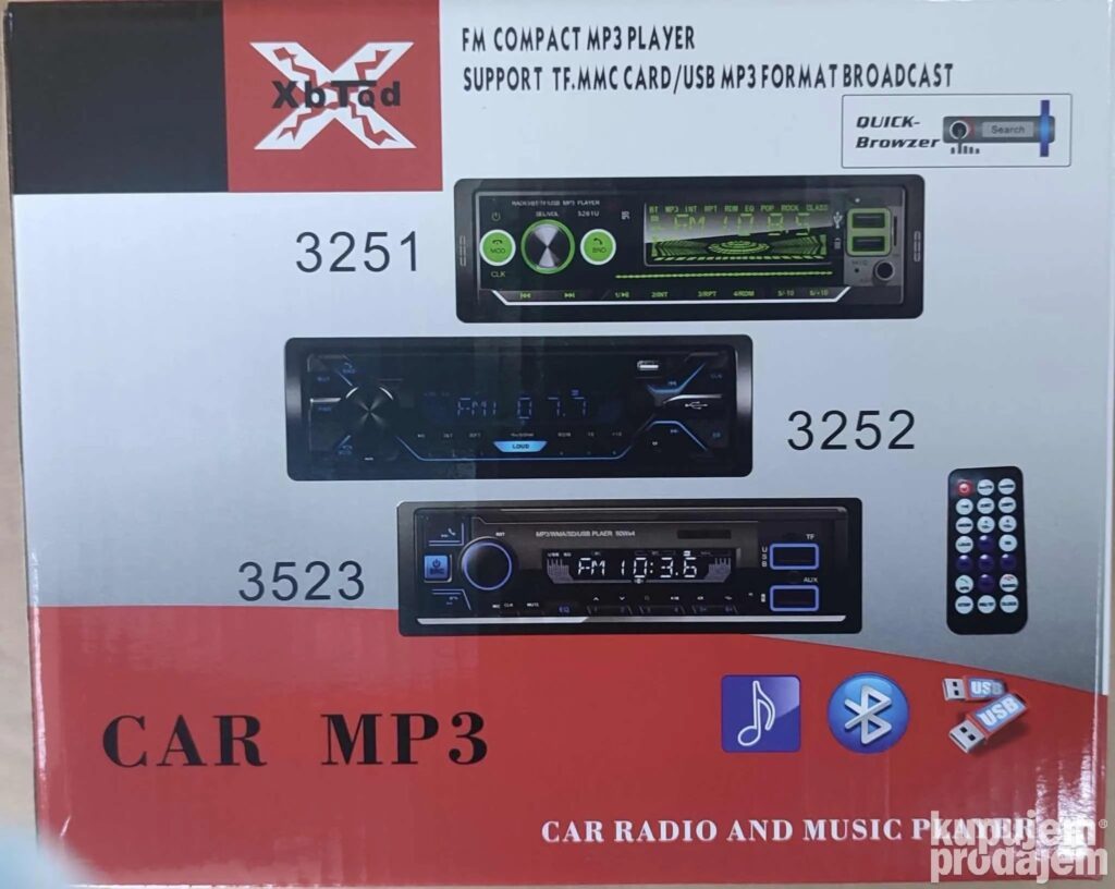 MP3 radio za automobil - Music player 60w x4 - Image 2