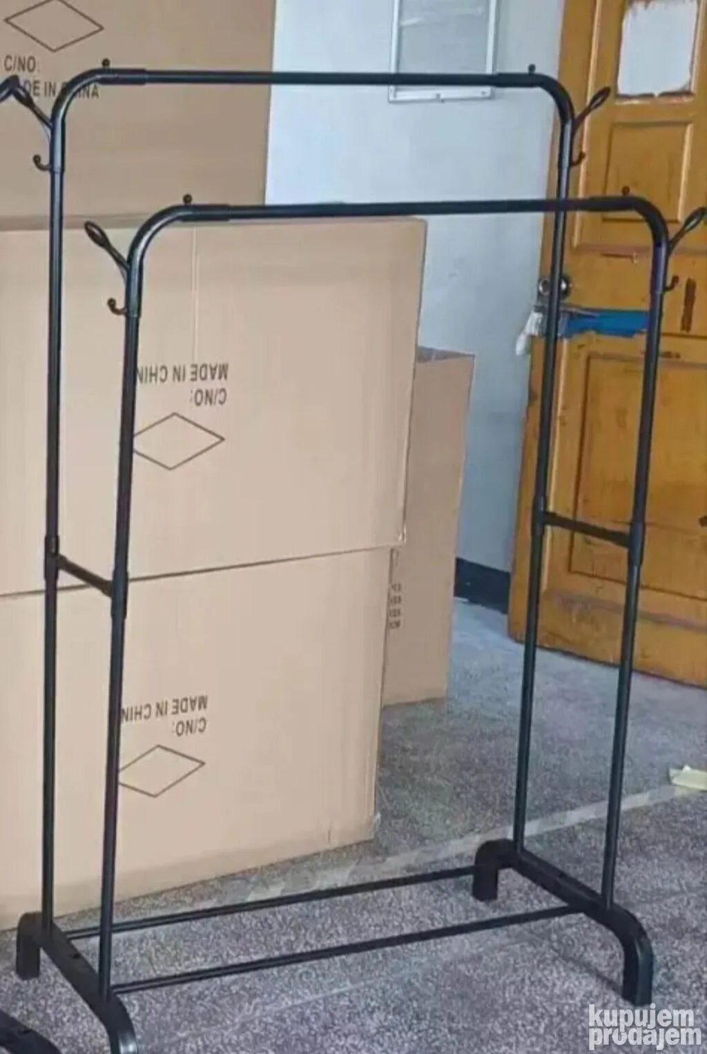 Dupli stalak za garderobu Stender za odecu Stalak sušilica - Image 3