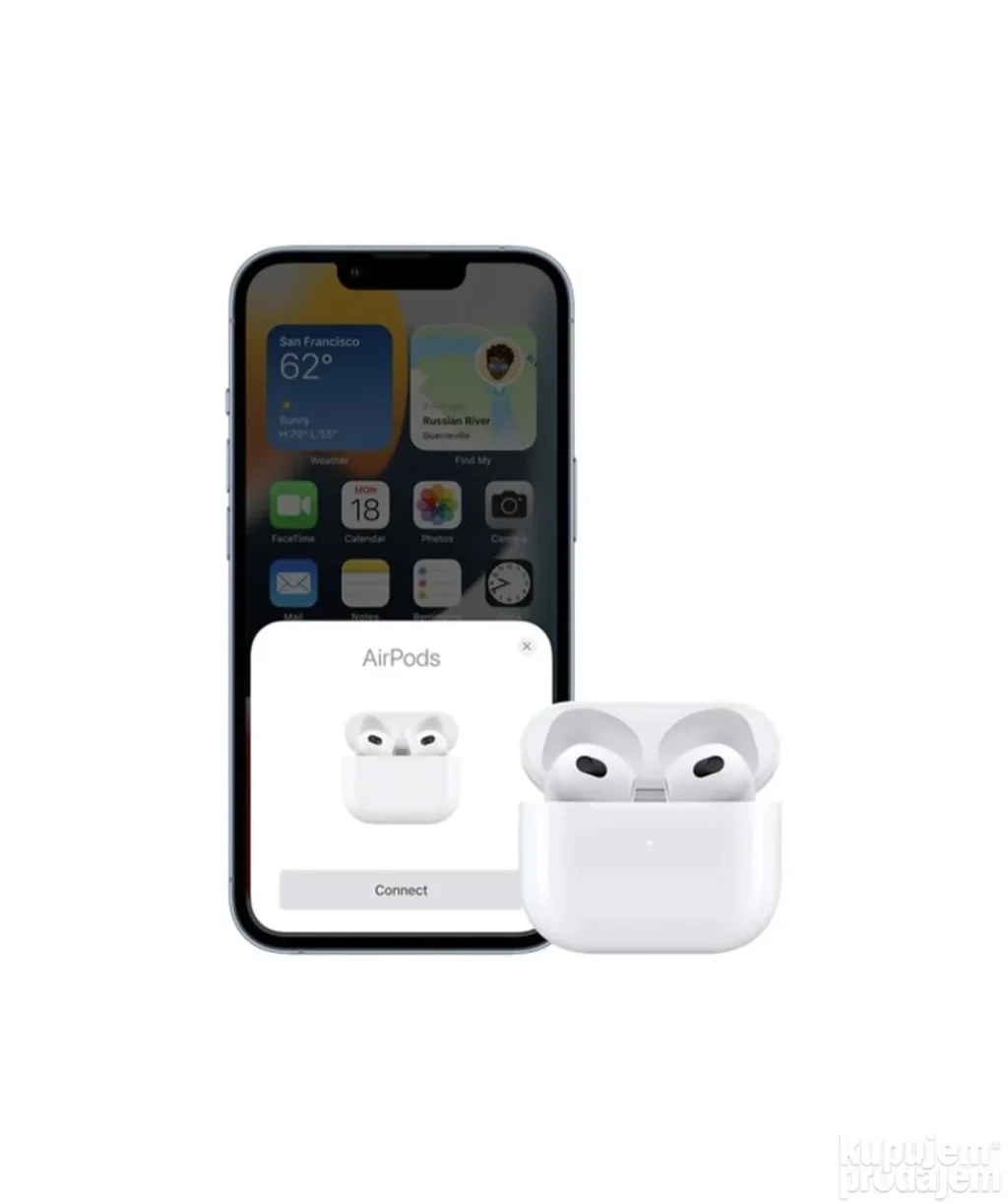 Air Pods bežične slušalice Replika Apple AirPods – Air Pods bežične slušalice Replika Apple AirPods - Image 2