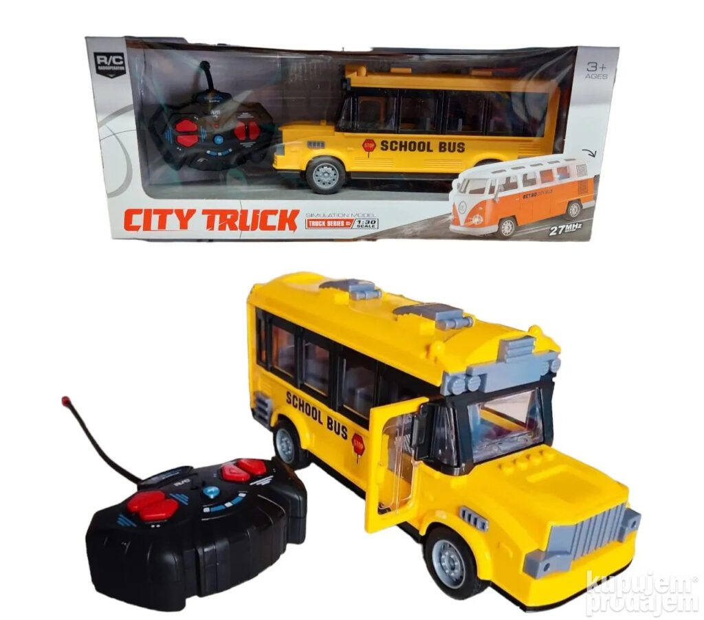 Skolski autobus na daljinski upravljac