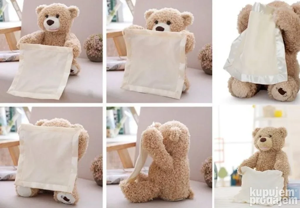 Peekaboo plisani muzički Meda skrivalica 2K24M276 – Peekaboo plisani muzički Meda skrivalica 2K24M276 - Image 2
