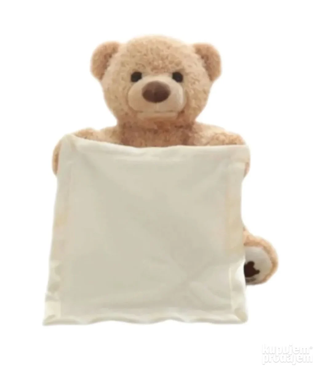 Peekaboo plisani muzički Meda skrivalica 2K24M276 – Peekaboo plisani muzički Meda skrivalica 2K24M276
