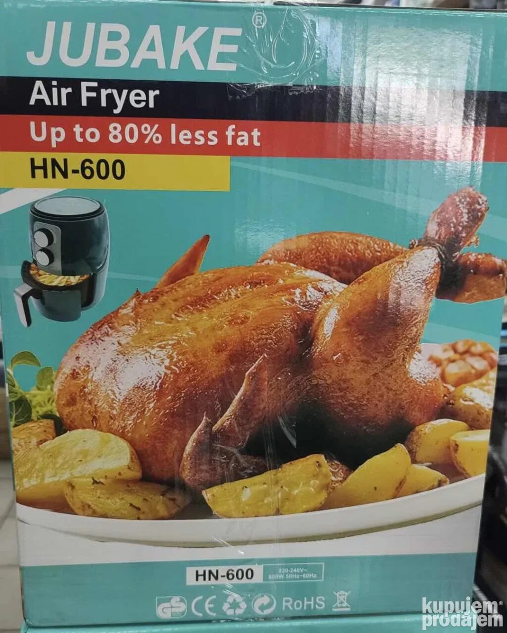 Air Fryer - Friteza - 3.5L - JUBAKE HN-600 - Air Fryer - Image 2