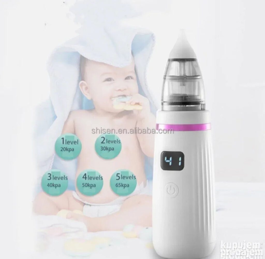 Električni vakum aspirator za nos i uši za bebe Nosko
