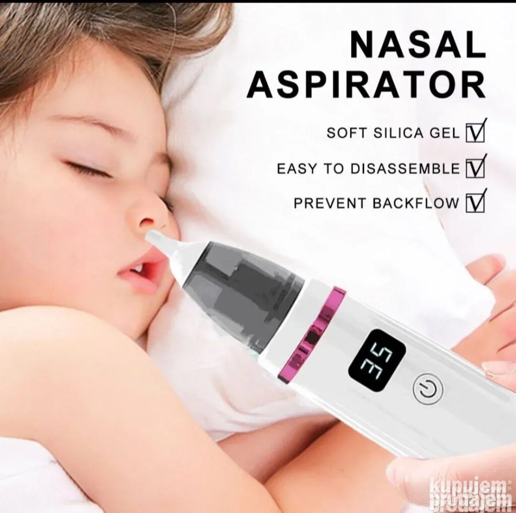 Električni vakum aspirator za nos i uši za bebe Nosko - Image 3