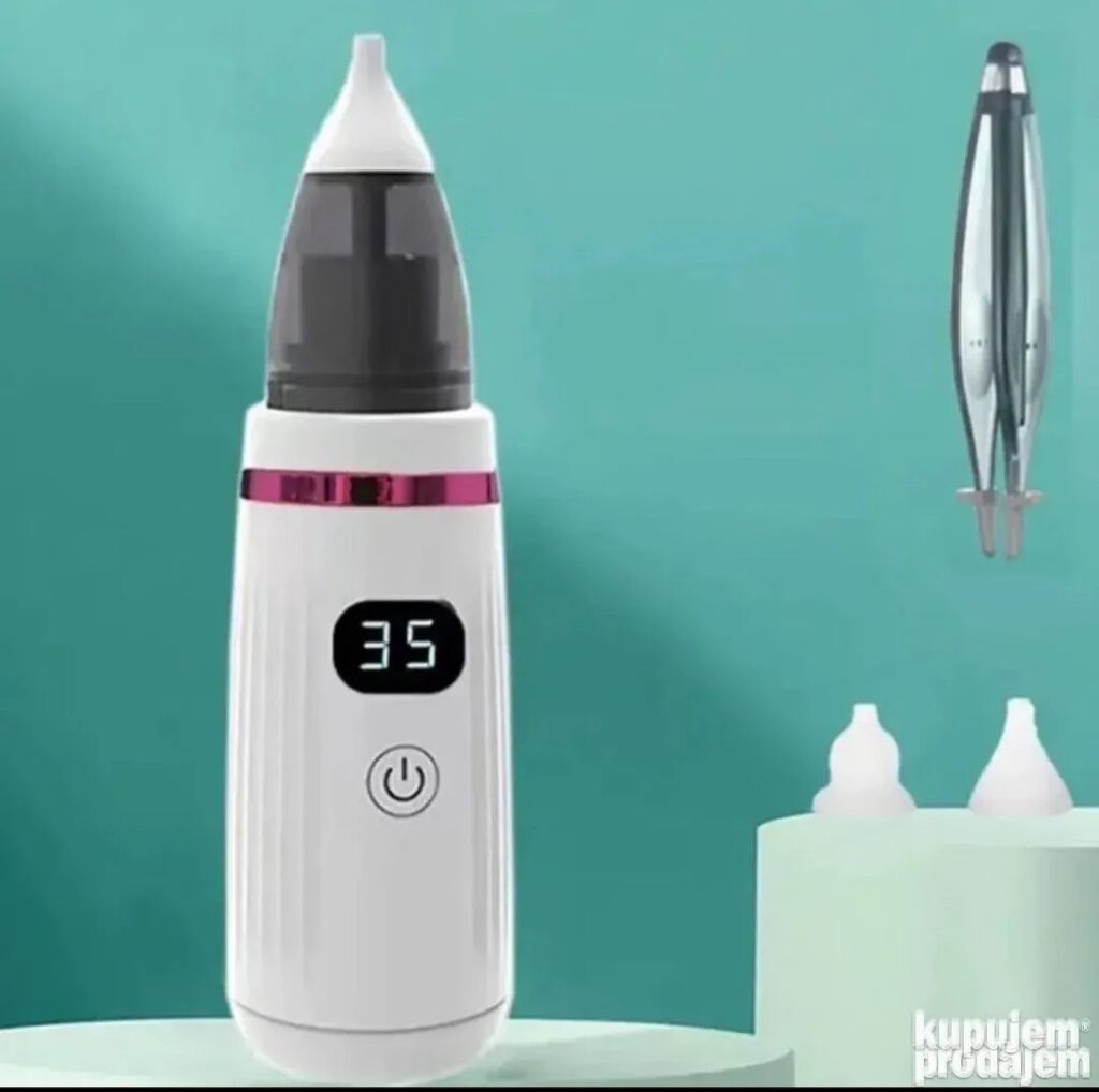 Električni vakum aspirator za nos i uši za bebe Nosko - Image 4