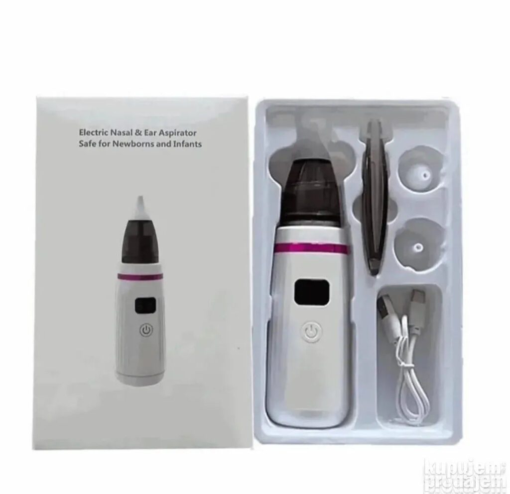 Električni vakum aspirator za nos i uši za bebe Nosko - Image 5