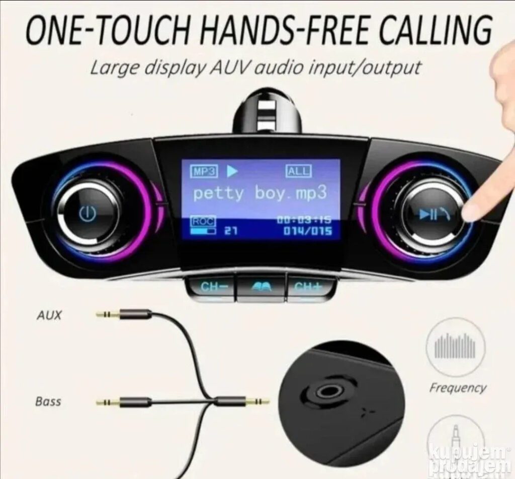 Fm Bluetooth transmiter M20 - Image 2