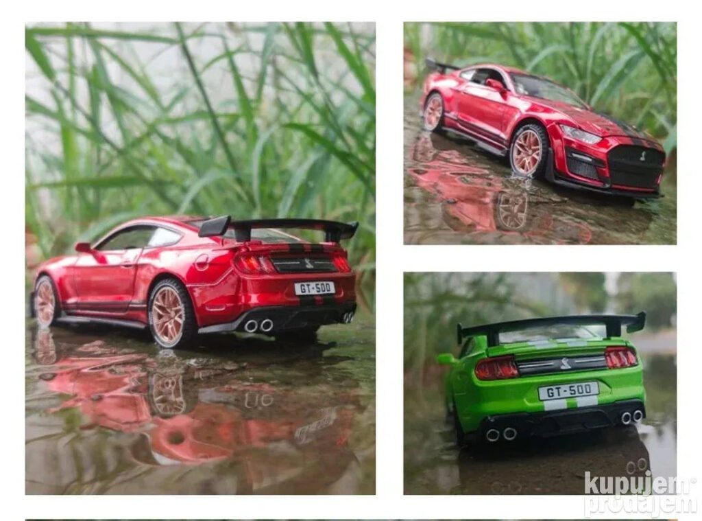 Ford mustang shelby 1:32 Beli metalni auto - Image 5