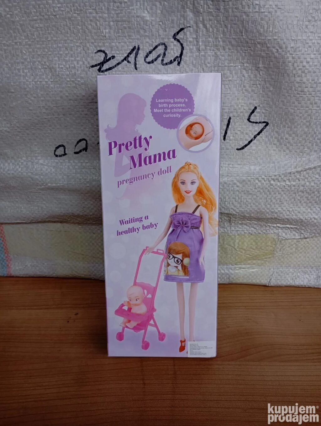 Barbie lutka trudnica u beloj haljini - Image 2