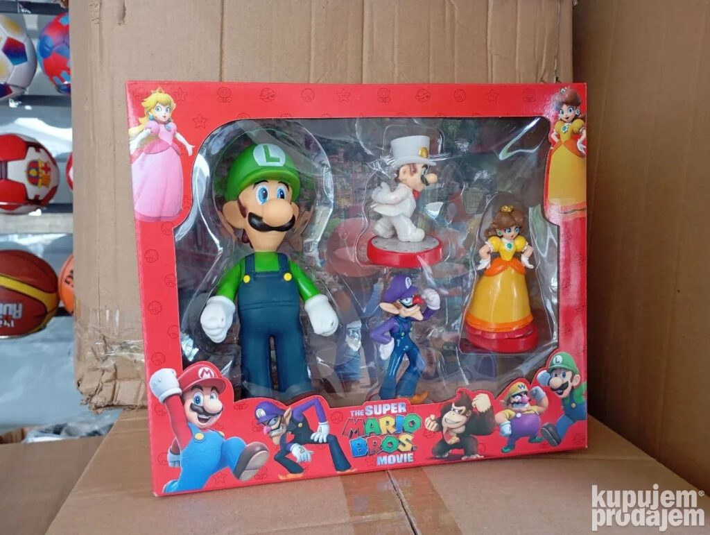 Super mario set  Luigi sa 3 figure