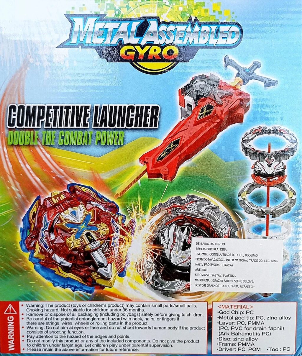 Beyblada metalne čigre savior Valkyrie  i cyclone belial - Image 2