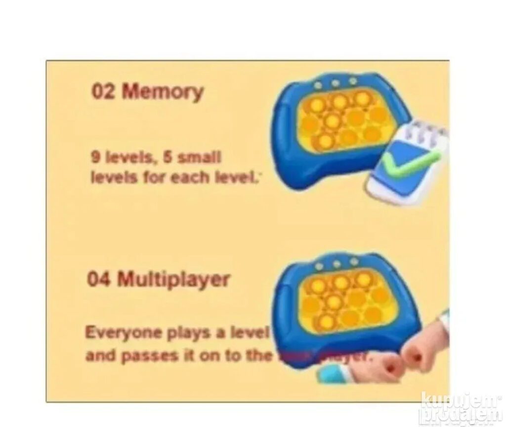 Pikachu Pokemon pop it ulovi krug društvena igra - Image 3