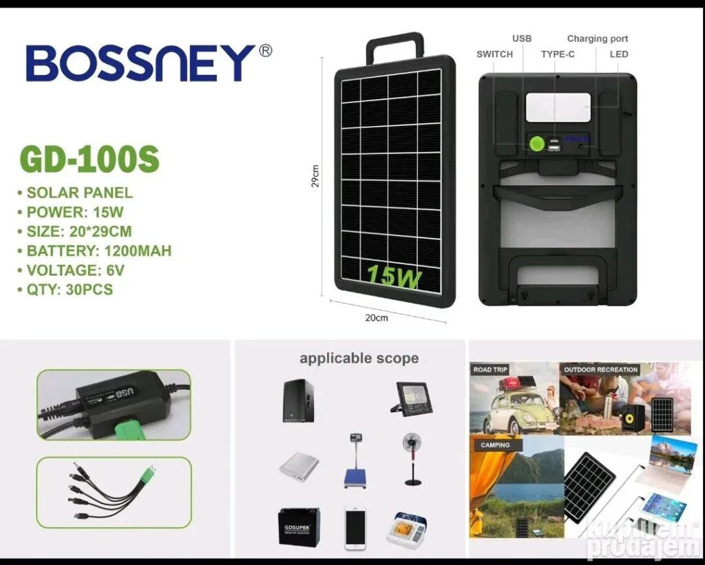 Mini solarni paneli 15w i 20w